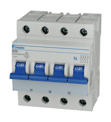 Автоматический выключатель Doepke DLS 6h B20-3+N 6KA (09914144)