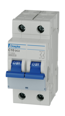 Автоматический выключатель Doepke DLS 6hdc C10-2 6KA (09912261)